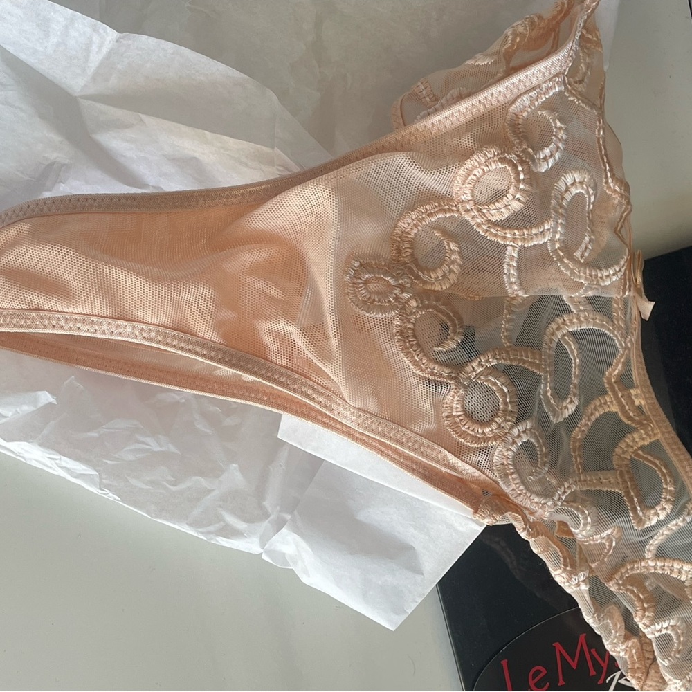 Adore Me Eyelash Bi-Color Lace Push Up Bra - Picture 11 of 15
